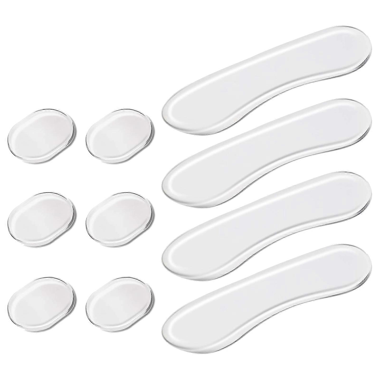 10 Pcs Clear Silicone Drum Dampener Gels Drum Silencers Pads Sound Dampening Pads Tone Control for Drum Head Cymbal