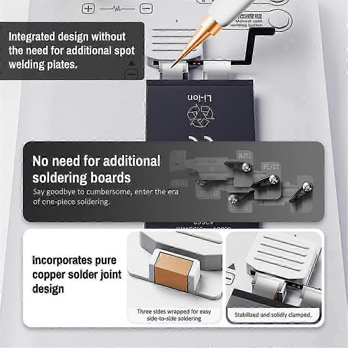 Multifunctional Spot Welding Machine Automatic/Manual Mode Spot Welding Pen Adjustable Gear Spot Welding Pen