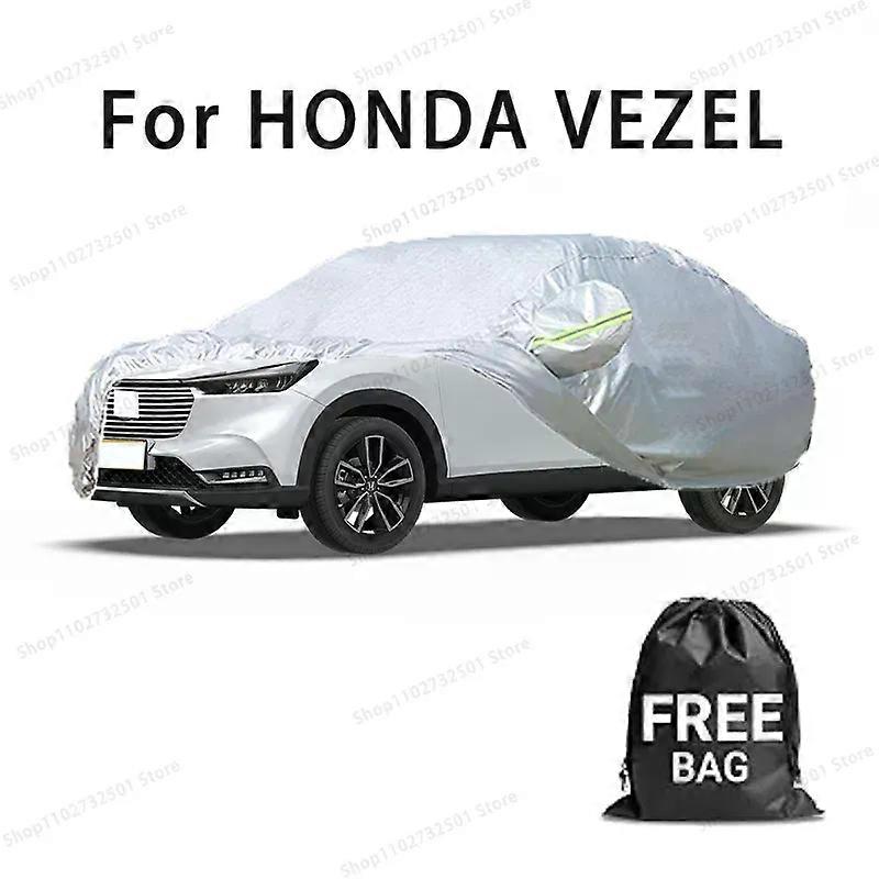 Κάλυμμα αυτοκινήτου Για HONDA VEZEL Πλήρες κάλυμμα Αδιάβροχο κάλυμμα προστασίας από τον ήλιο Αξεσουάρ αυτοκινήτων ανθεκτικά στις γρατσουνιές