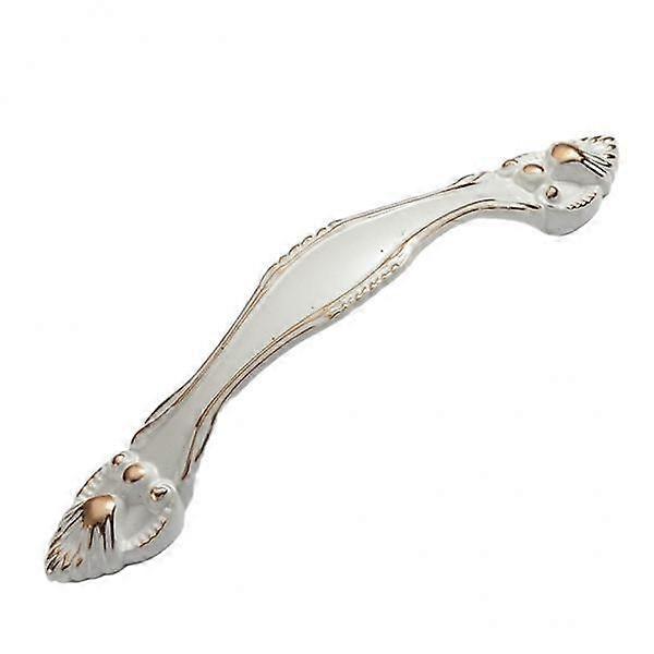 2-4pack Classic Wardrobe Door Handles Platinum Silver