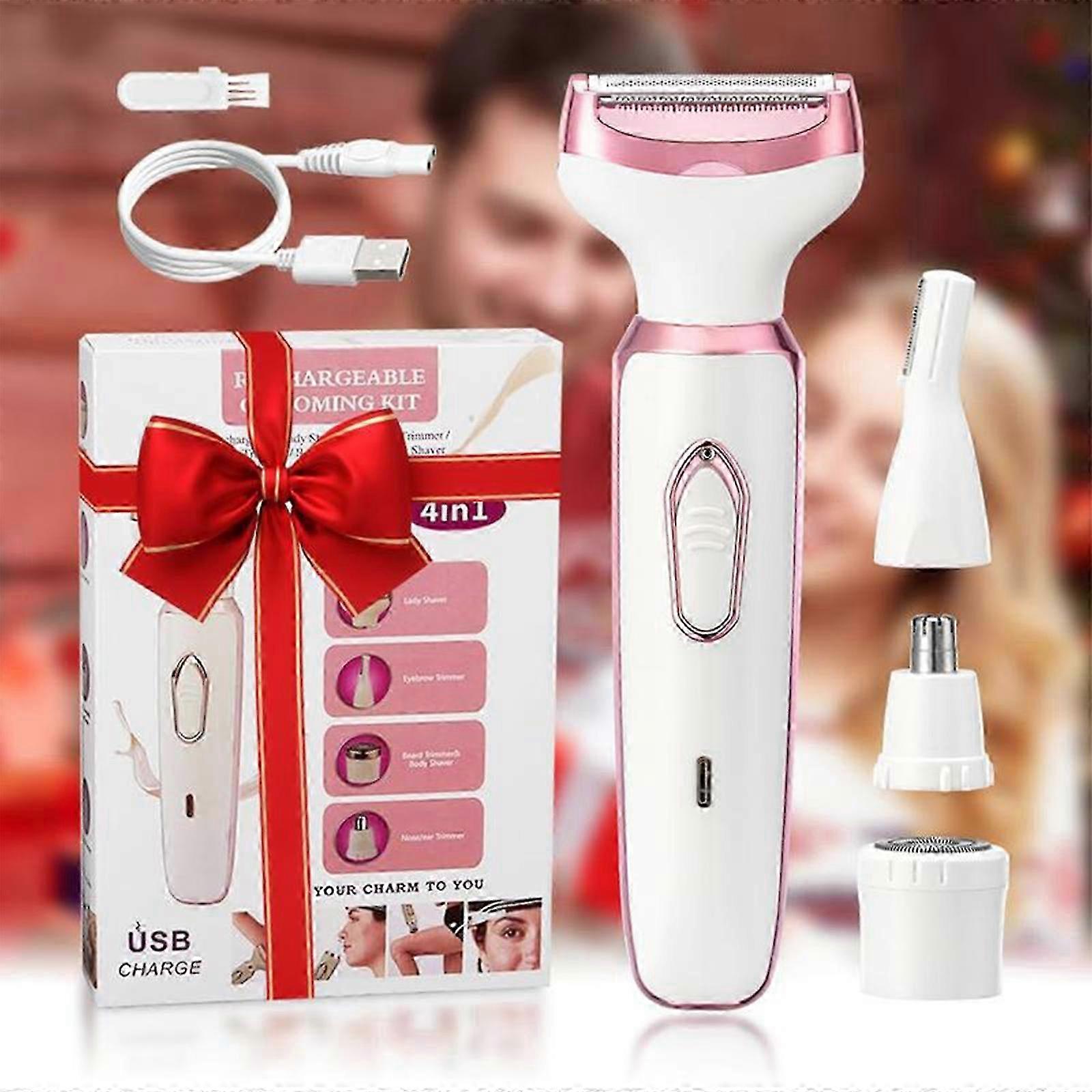 2025 Versatile 4 in 1 Electric Lady Shaver for Every Need