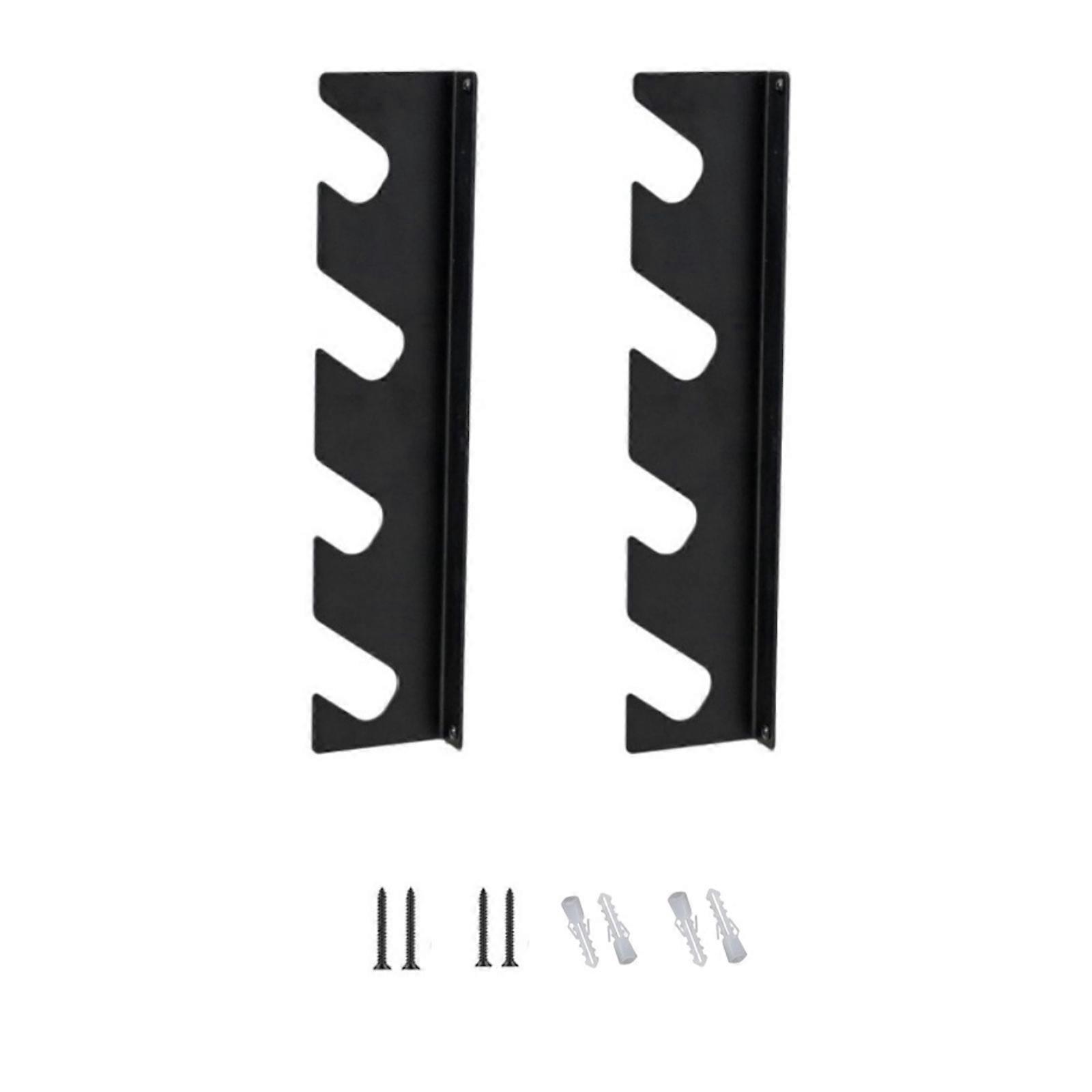 Multipurpose Garden Tool Rack Durable Iron Mounted Hook Set for Tools Organizers for Shovel Rake Brooms Storage