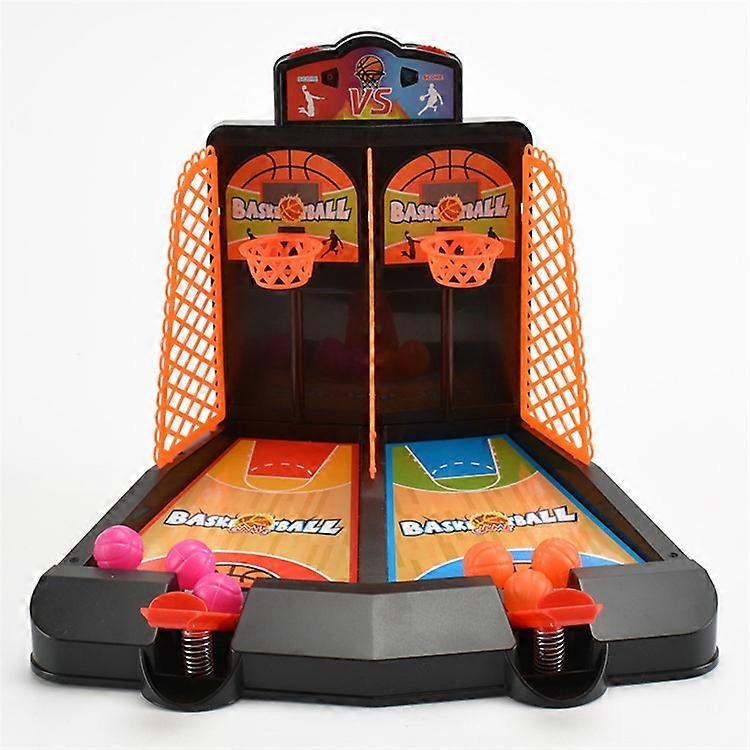 Tabletop Basketball Shooting Game Mini Classic Arcade Desktop Game Basketball Hoop Set
