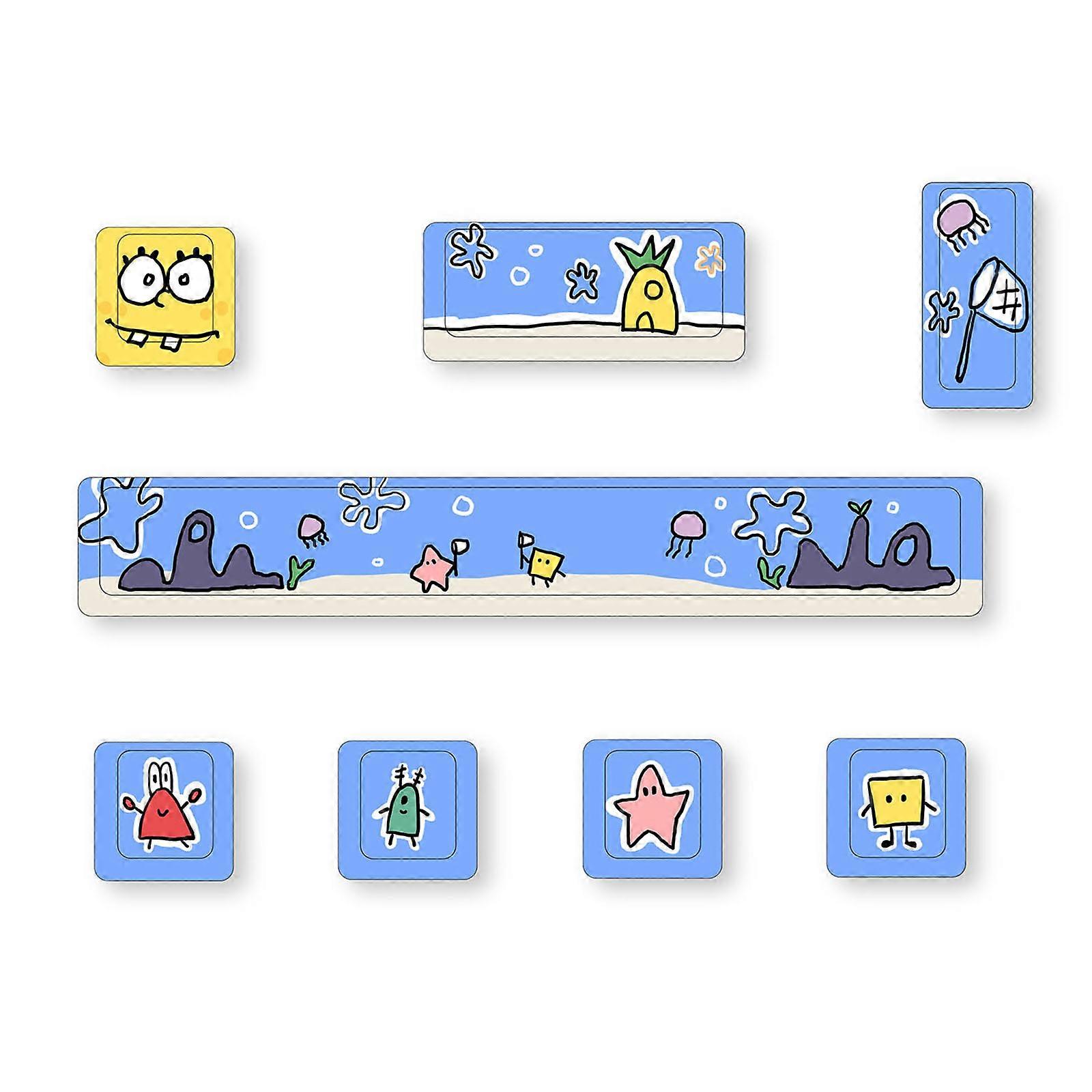 PBT XDA Keycap Space Enter Direction Keys Caps Keycaps for Mechanical Keyboard PBT Keycaps 8Pcs/Set