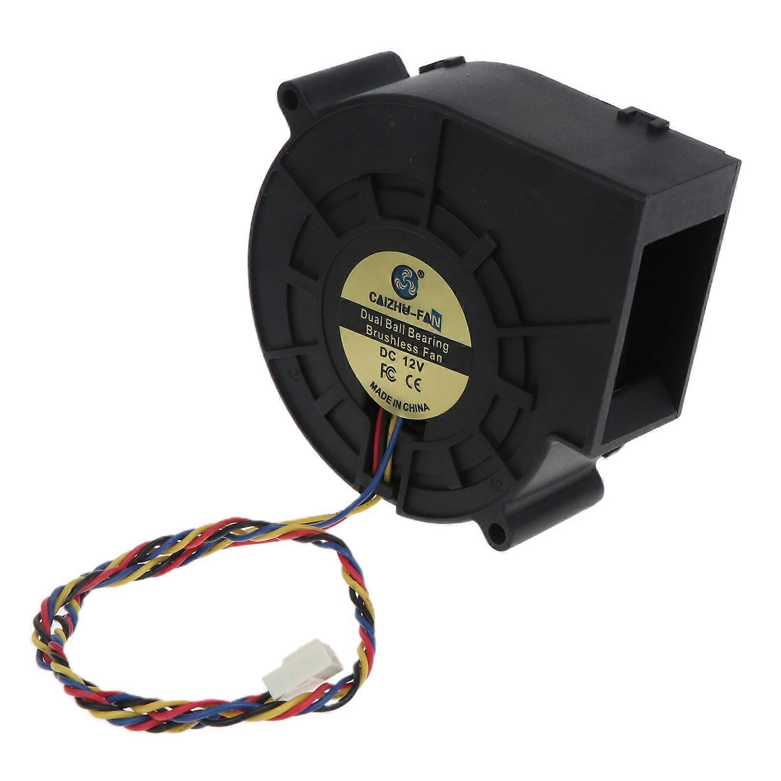 97x97x33mm CPU Cooling Fan 12V 4 Pin Silent Cooling Fan CPU Cooler Chassis Radiator for Desktop Computer 7800RPM Fan Multicolor