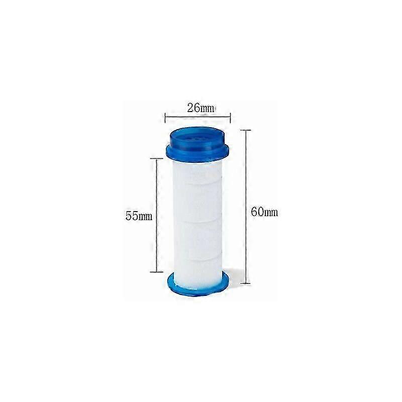 Shower pressure shower hand shower (white shower (transparent handle) + filter element)