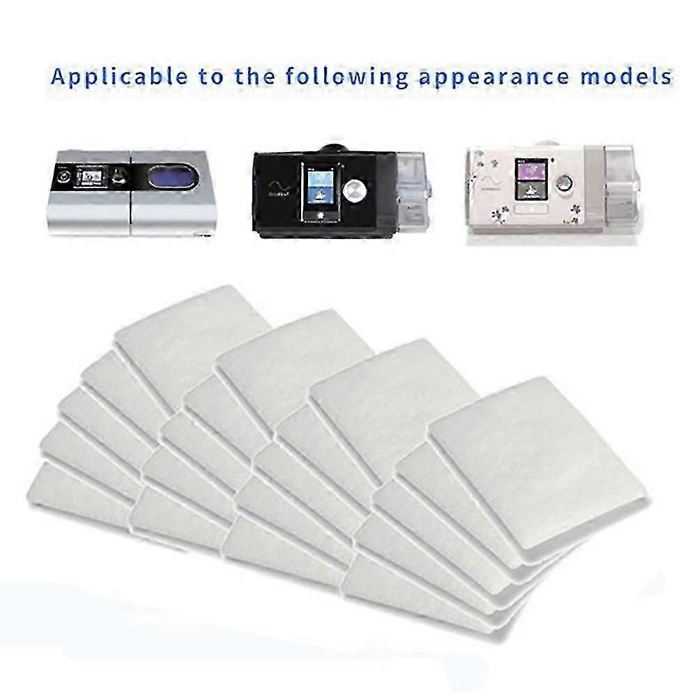 Filtres CPAP en coton jetables 10-100 Pack de remplacement pour machine Resmed Airsense S9/S10