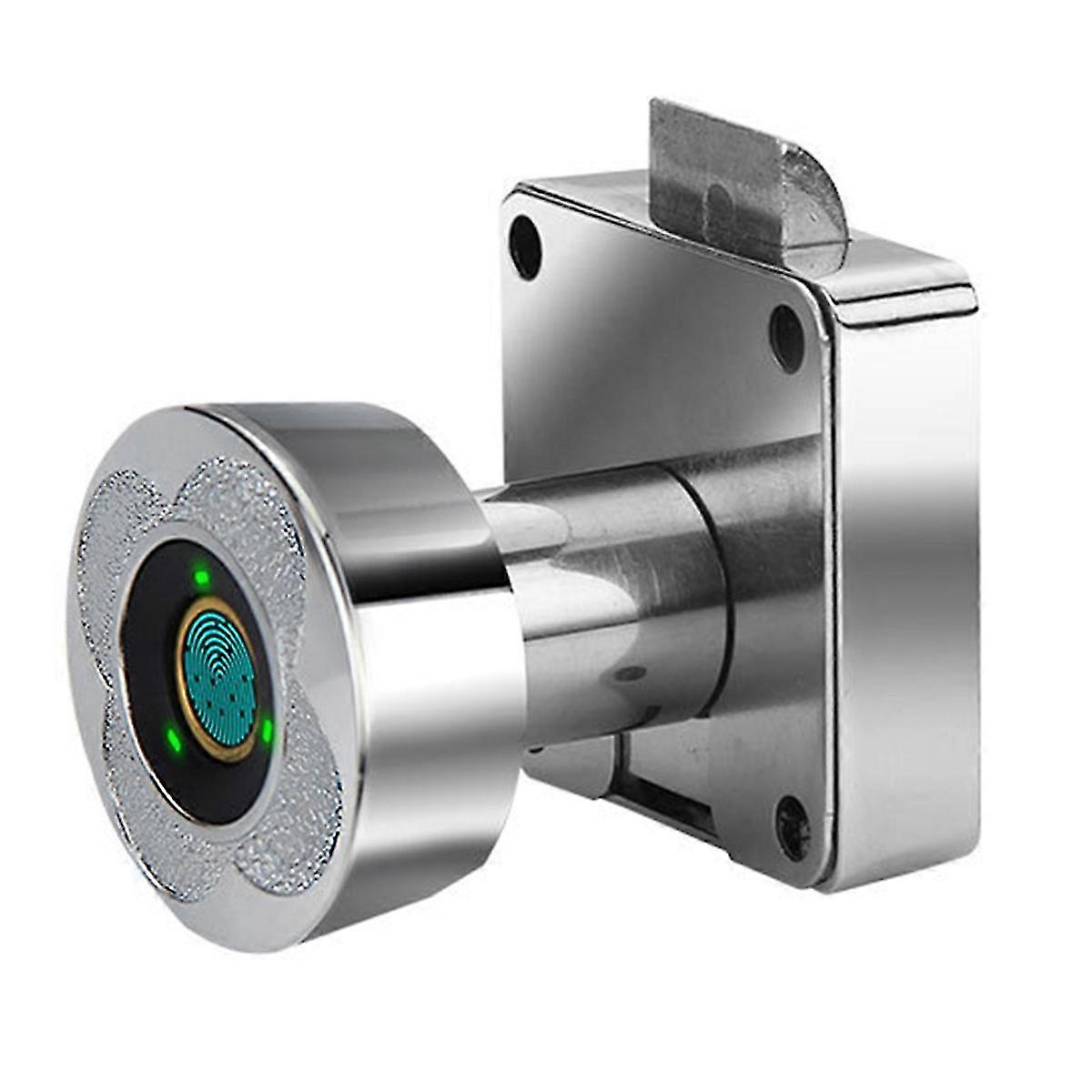 Fingerprint Cabinet Drawer Lock, Biometric Fingerprint-Bluetooth Lock Smart Cabinet Lock - 22mm