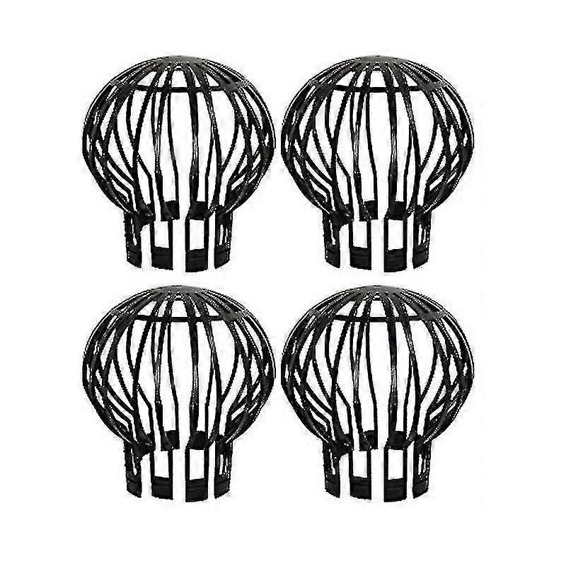 4pcs Gutter Guard Downspout Filter Strainer empêche l’obstruction des débris de feuilles