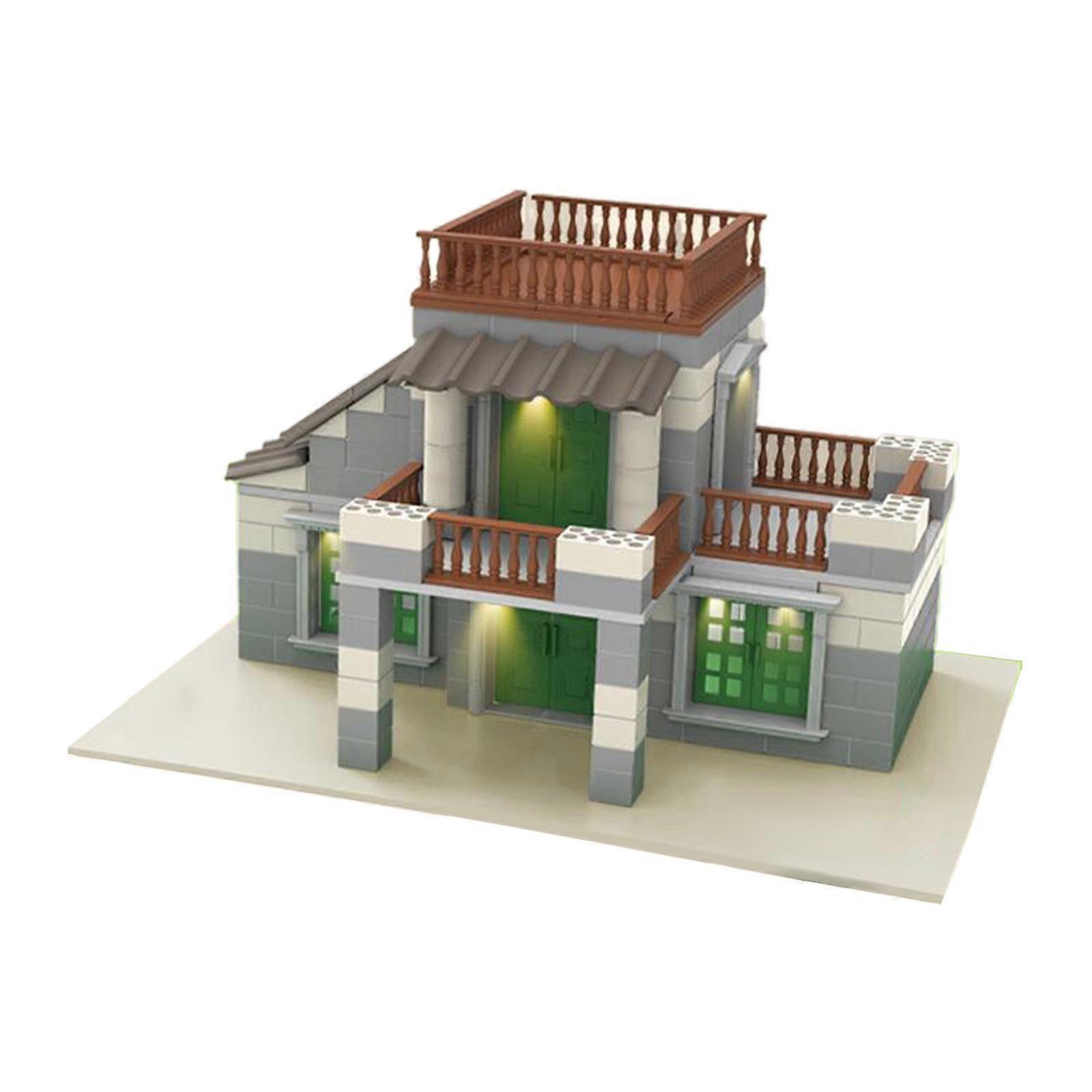 DIY Miniature House Building Kit Construction Educational Toy Style A