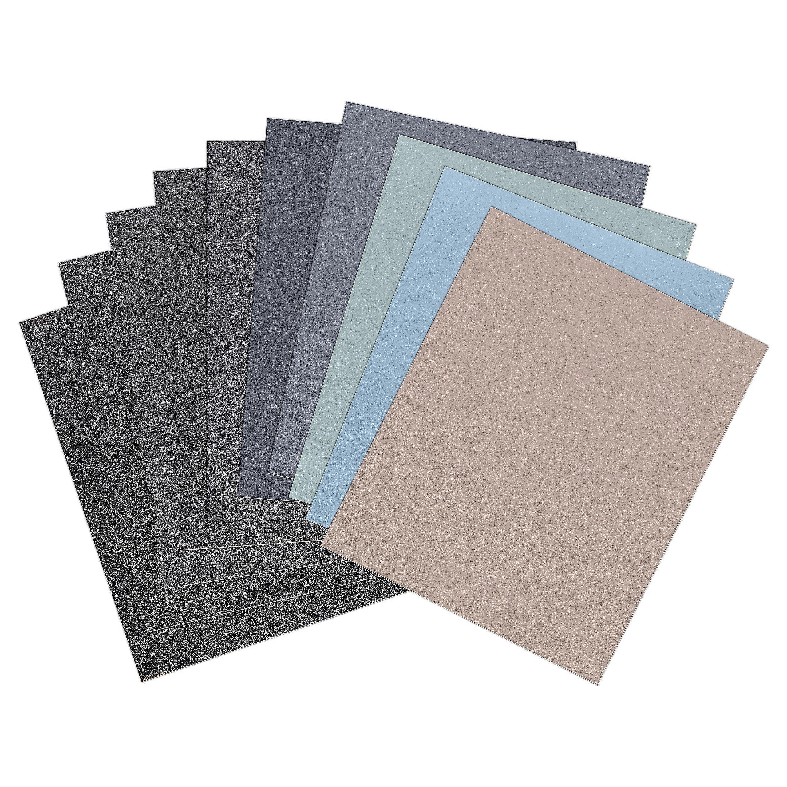 50 Sheets P180 Grit Wet and Dry Sandpaper Sanding Paper 230 x 280 mm Ref: 2334