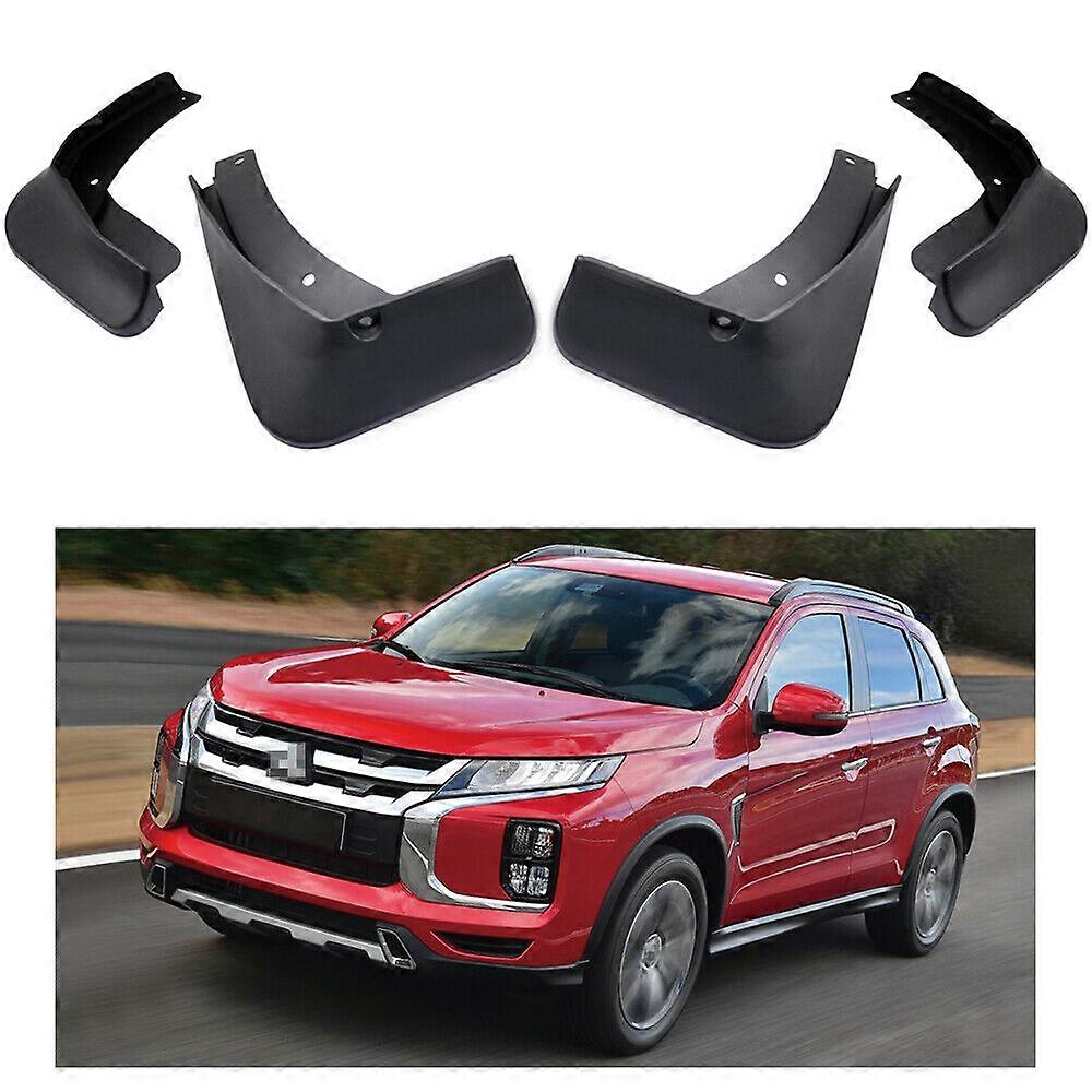 Ισχύει για 4Pcs Car Mud Flaps Splash Guards Fender Mudguard για Mitsubishi ASX 2020-2022