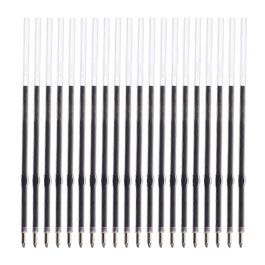 300pcs Black Ink Pen Refills Retractable Ballpoint Replacements for Office School Smooth Writing Comfortable Design Reliable Performance