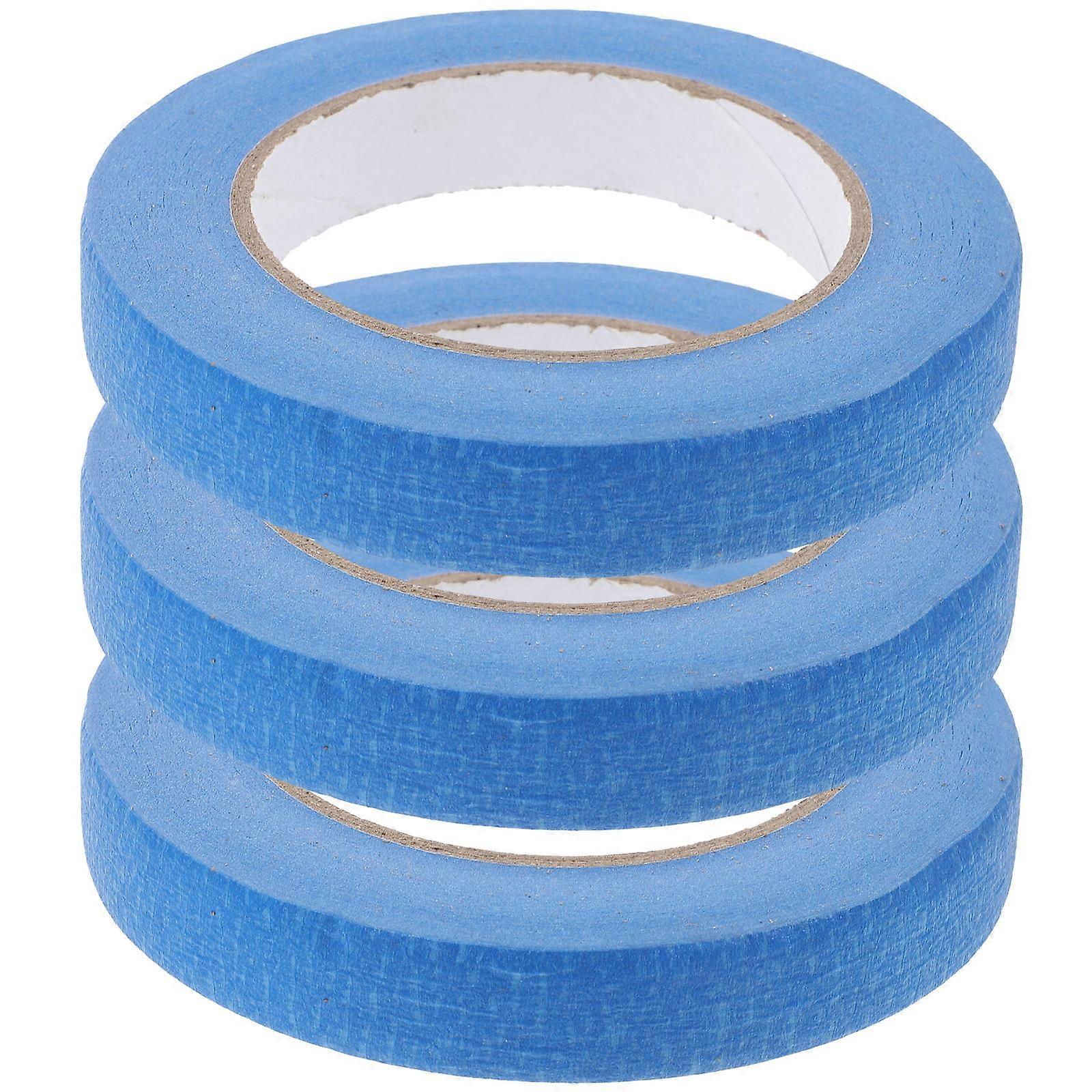 3 Rolls Masking Tape for Painting, Drafting & DIY Crafts – Easy Peel Adhesive for Home and Office Use