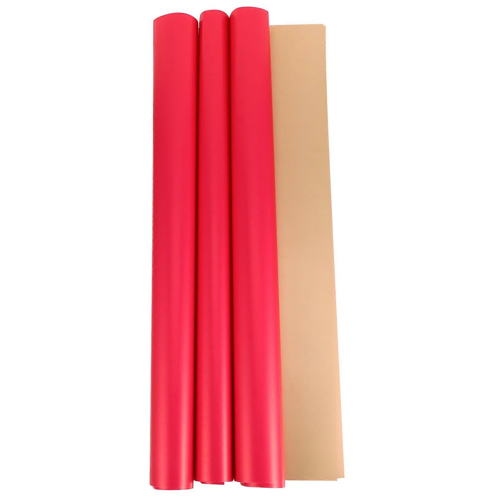 present Wrapping Paper Red Plastic for Holiday 58x58cm 20Pcs