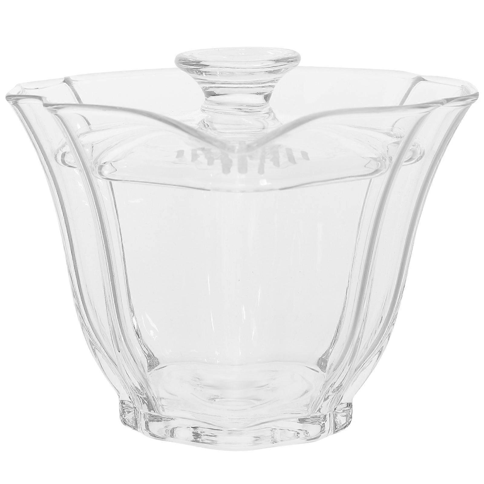 Here's a refined and engaging product description for your **High Borosilicate Glass Tea Cup with Lid**:
### **Vintage Style Heat Resistant