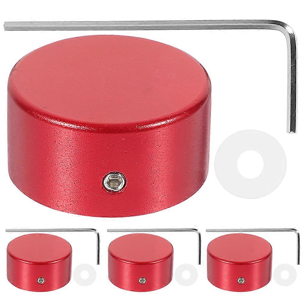 Guitar Footswitch Topper Metal Effect Pedal Protection Cap Extend Service Practice 1Set