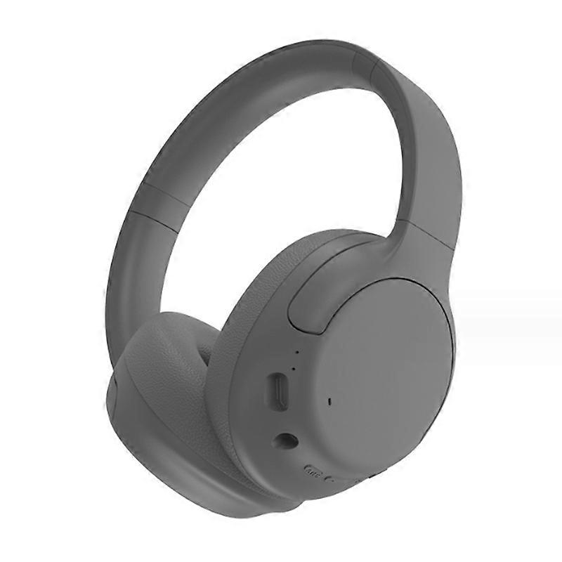 Upgraded Hybrid Active Noise Cancelling Headphones, Wireless Bluetooth with Mic, Deep Bass,Soft-Earpads,Fast Charging(Gray)