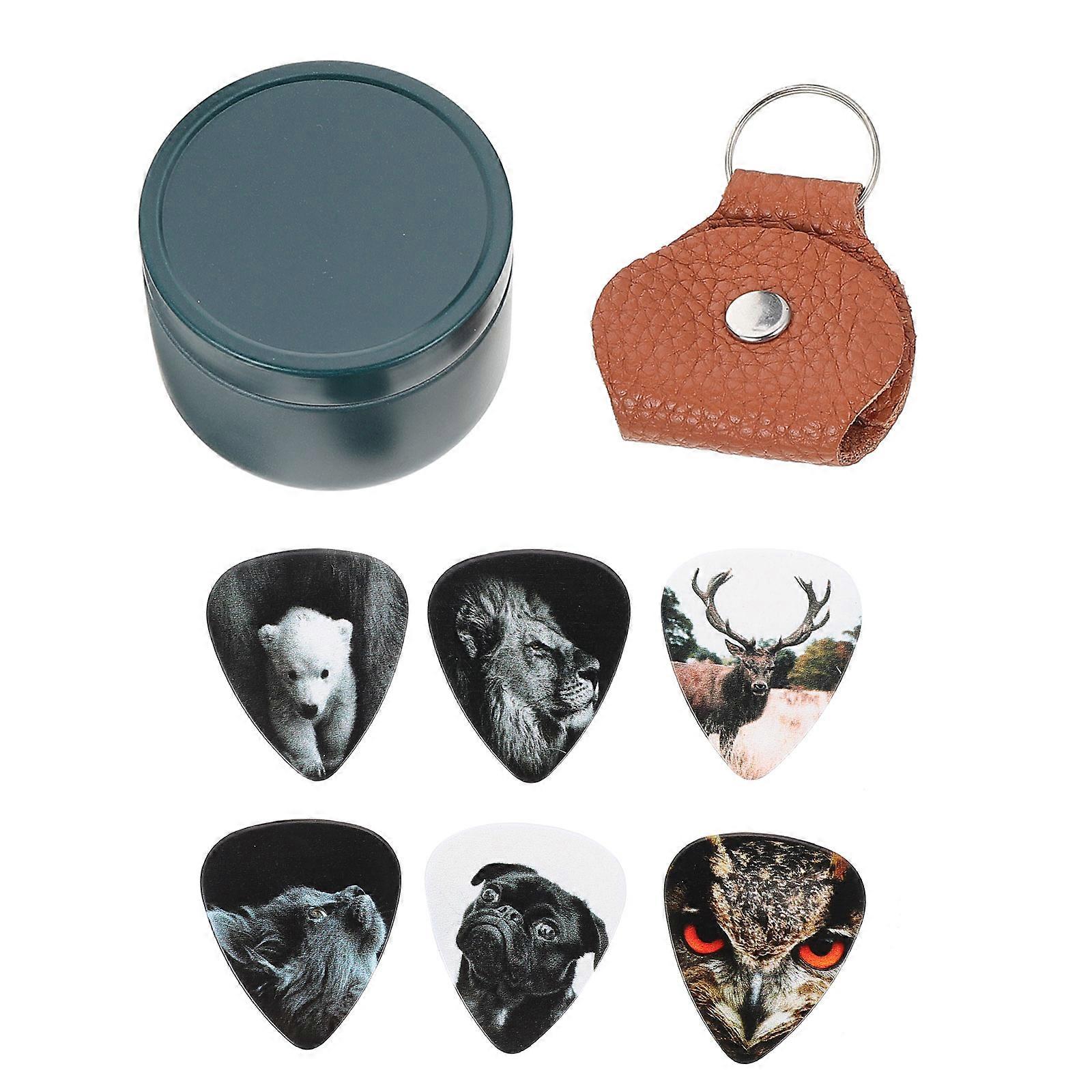 Creative Animal Design Guitar Picks Set – Durable String Instrument Accessories for Practice & Replacement