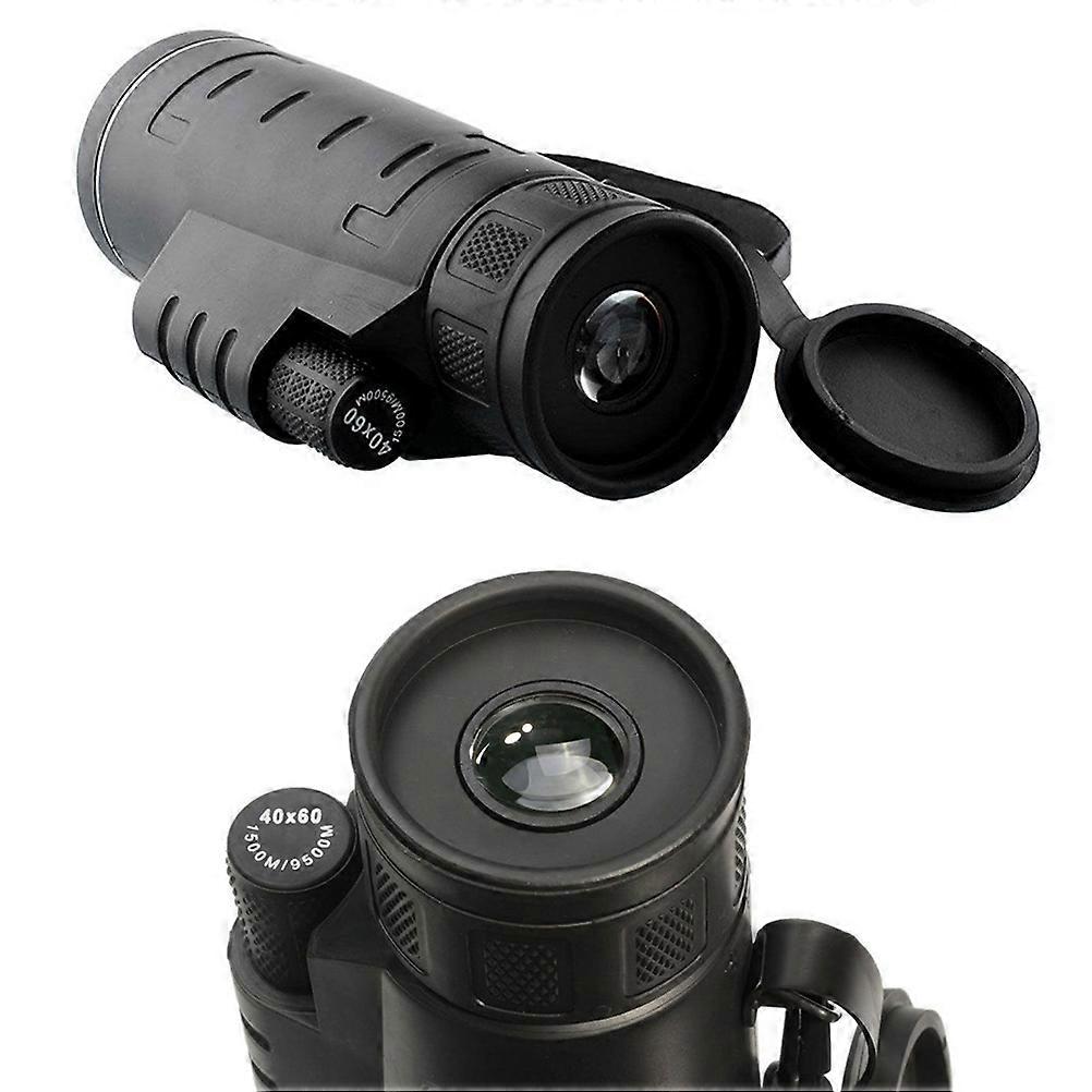 Monoculars For Hunting Monocular Telescope Travel Concert Hunting Light Transmission 40x60 Black Cylindrical 1Set