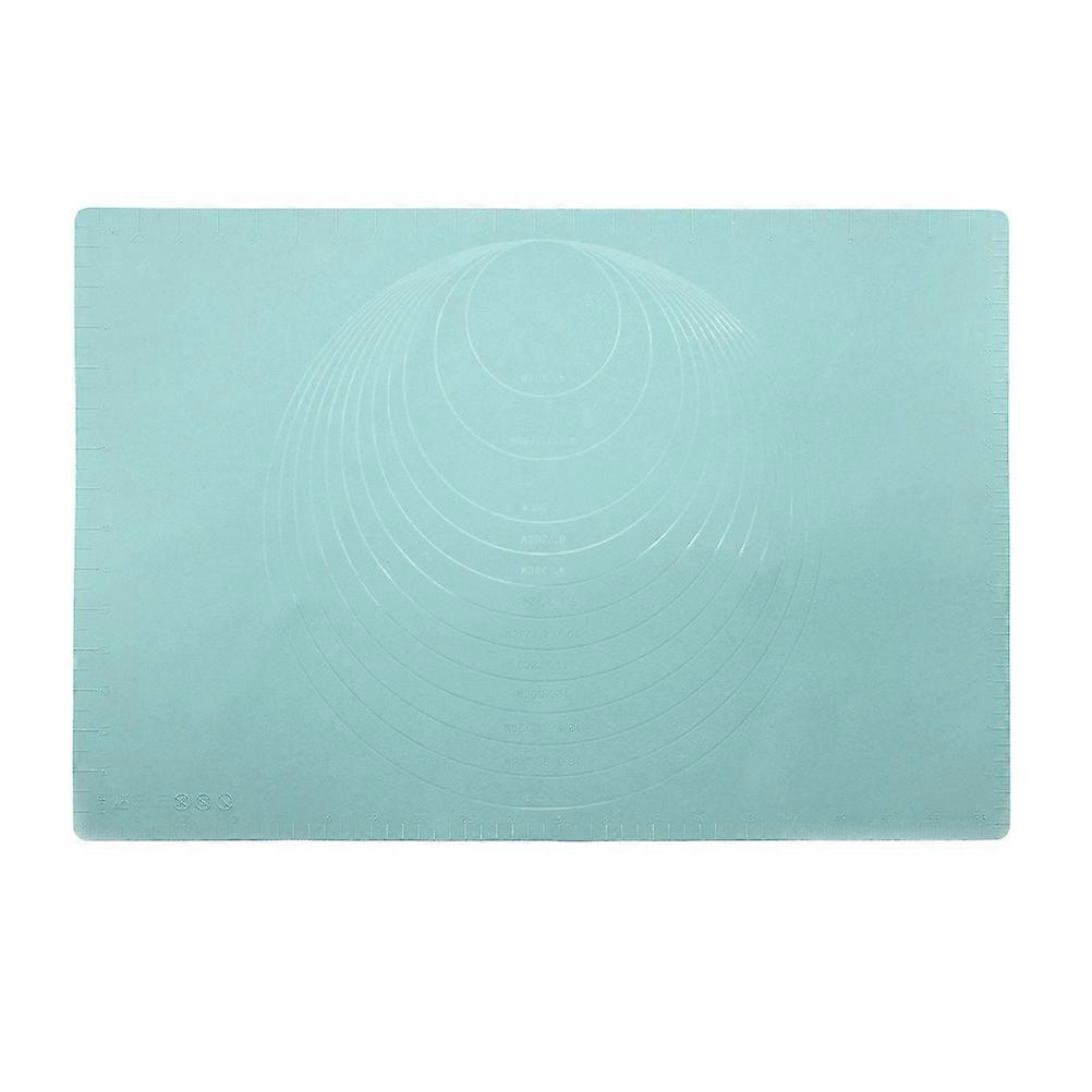 Biscuit Baking Pastry Mat Non Stick Silicone Baking Mat Heat Insulation Home Use 60*40CM Green 1Set