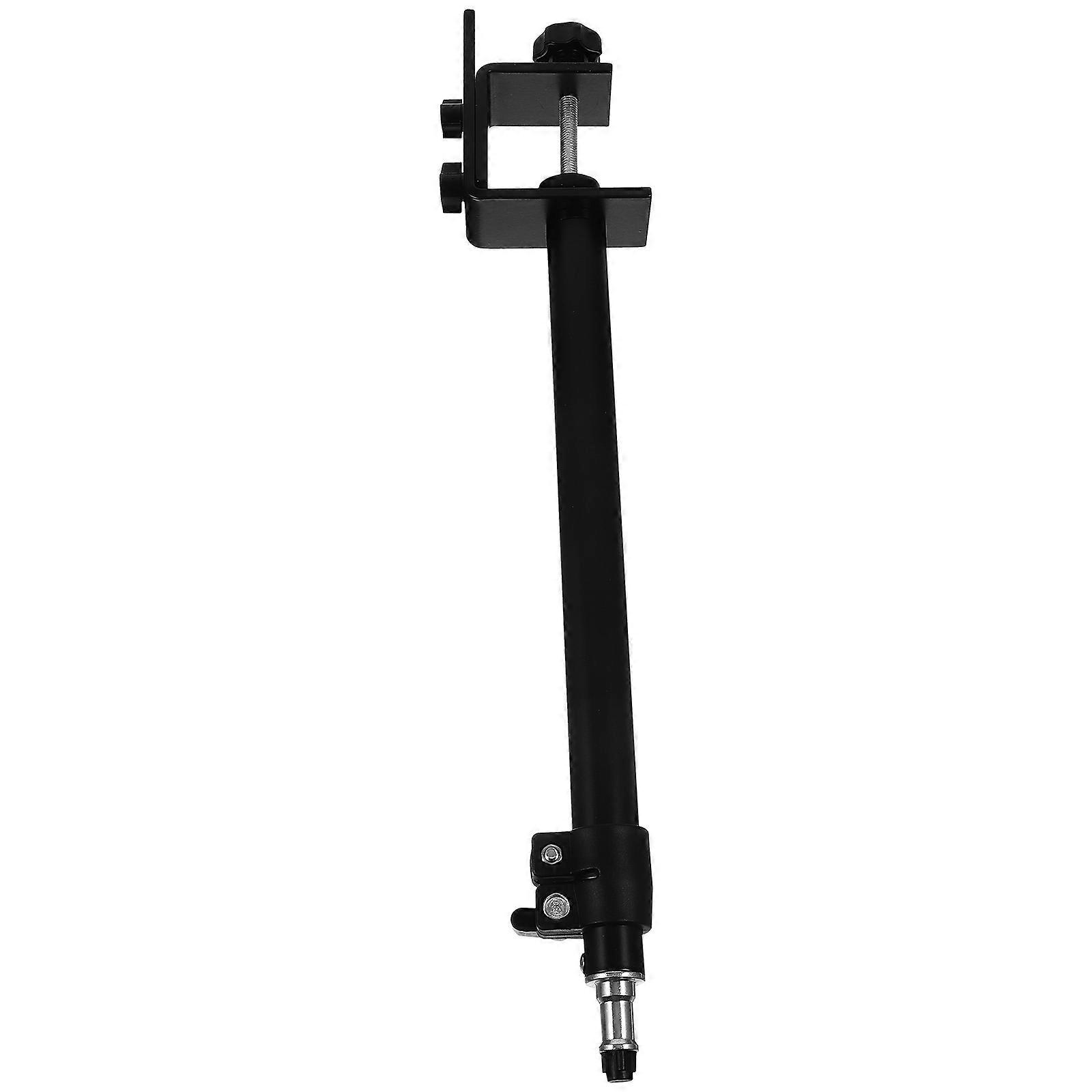 Lighting Telescopic Desk Camera Stand Aluminum Alloy 46-74cm For Live Streaming Content Creators 1Pcs