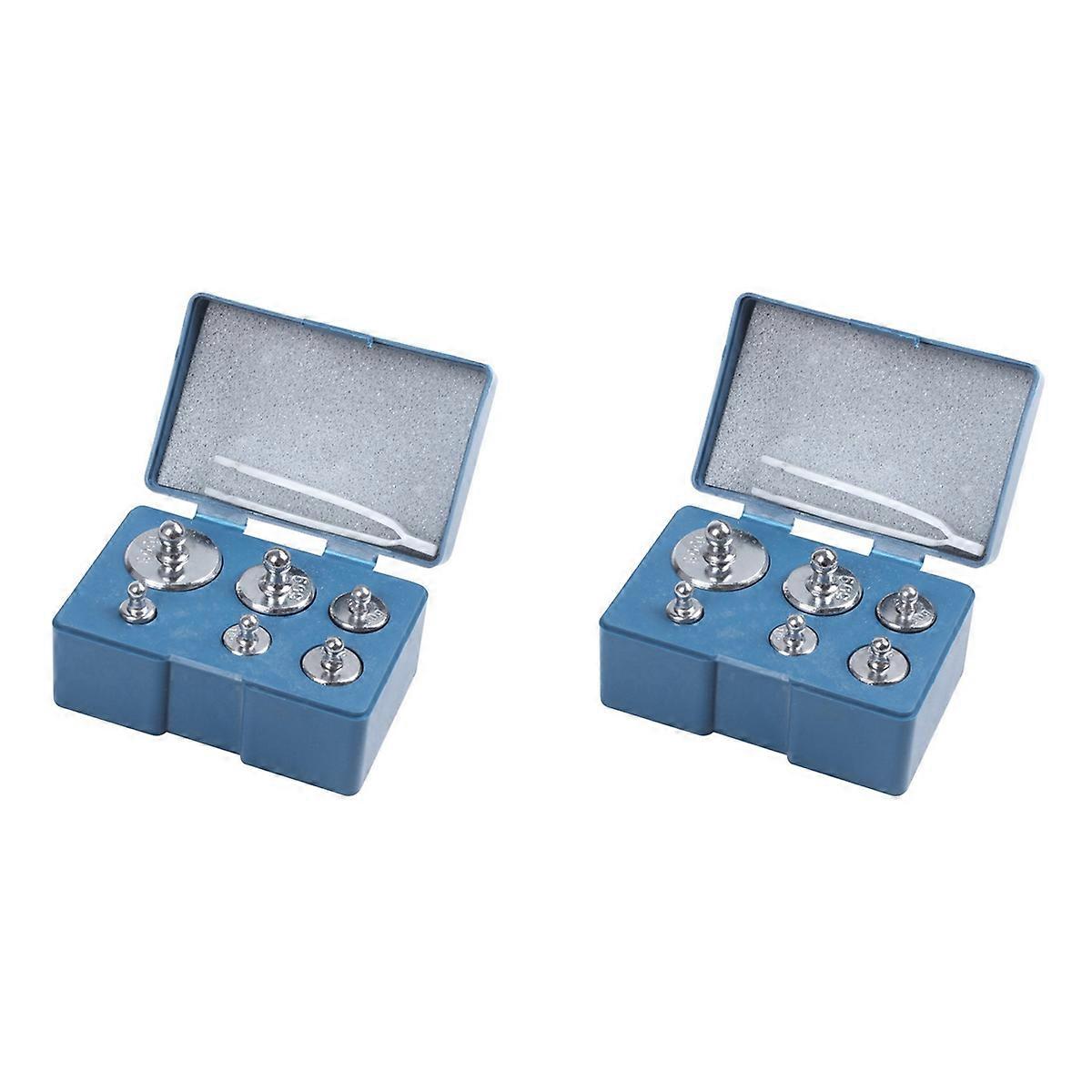 6Pcs Grams Precision Calibration Weight Digital Scale Set