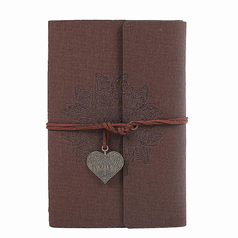 Plain Notebook A6 Retro Notebook for Office Use Teachers Students 18.5x12.3CM 1Pack