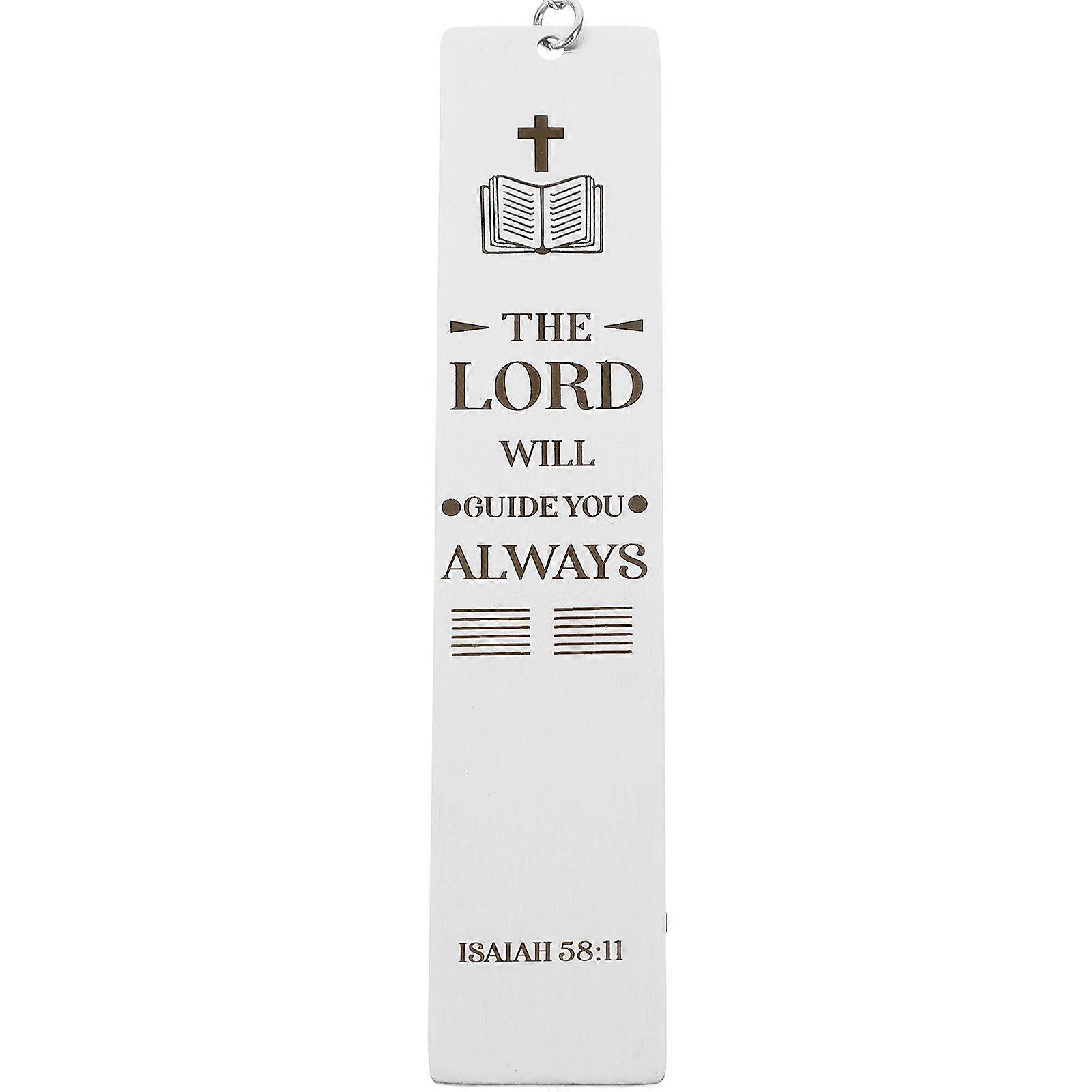 Bookmark For Students Elegant Design Book Decoration Reading Assistant White Rectangle 1Pack