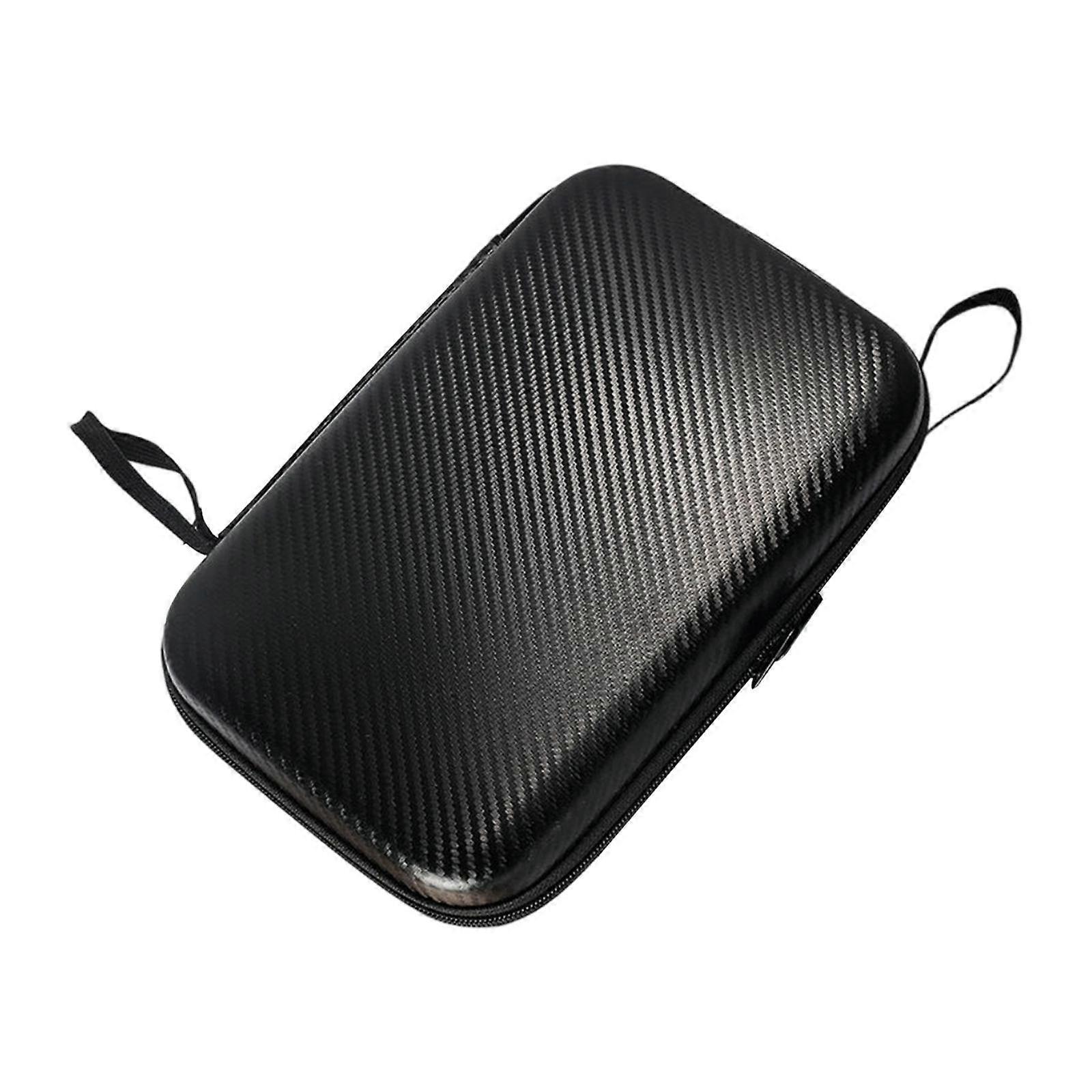 Table Tennis Racket Bag Carry Bag EVA with Strap with Zipper Lightweight Hard