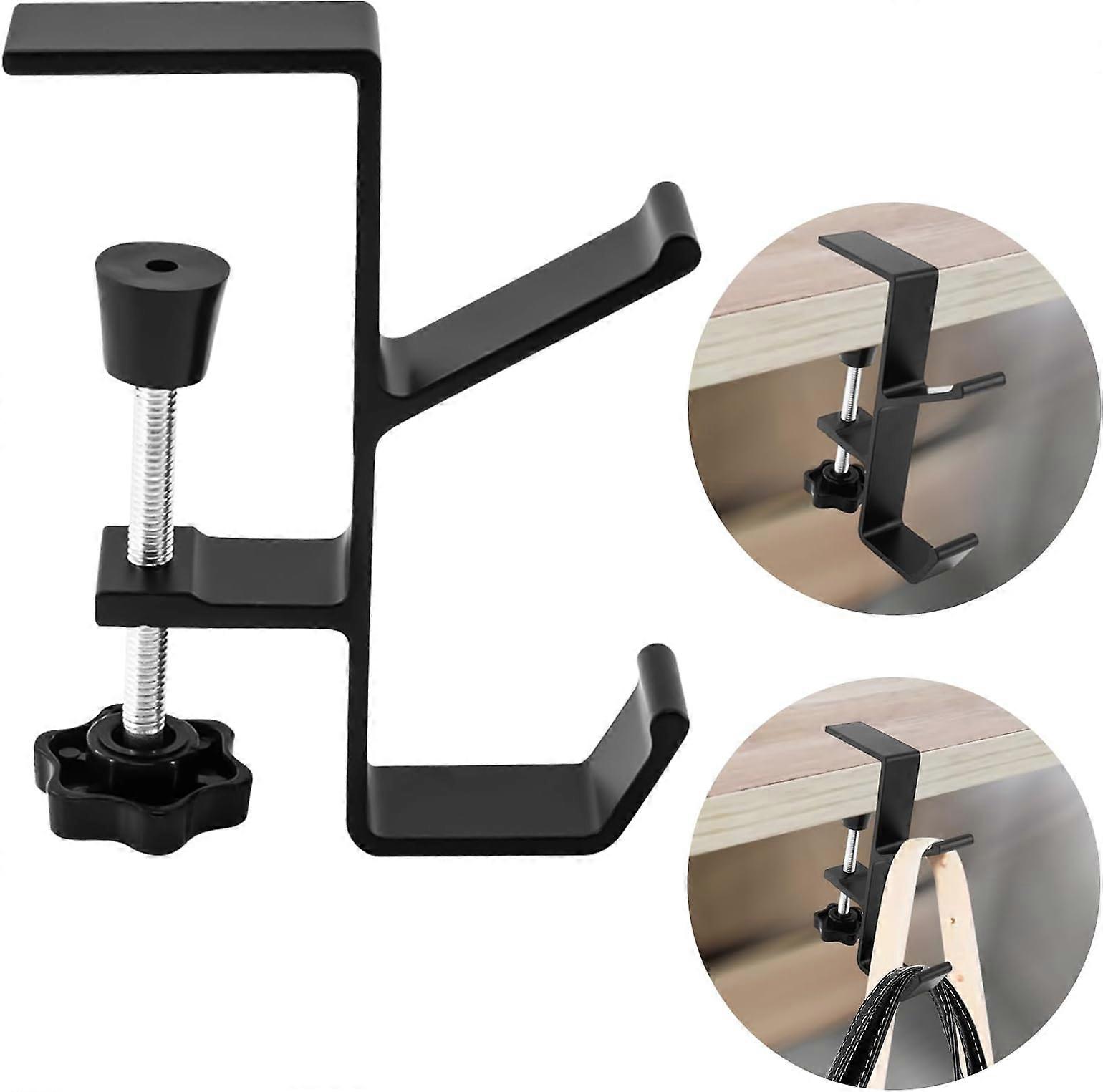 1 piece of desktop bag stand hook clip to reduce desktop storage clutter