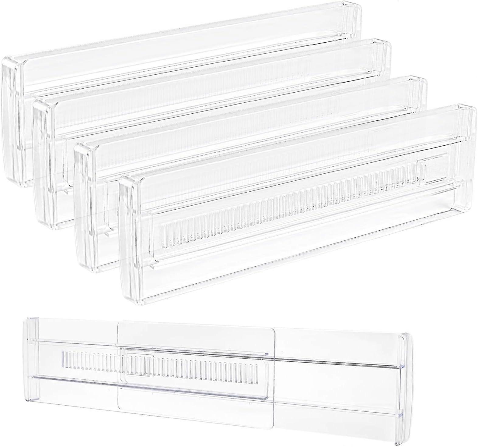 4-piece adjustable drawer organizer, clothing storage