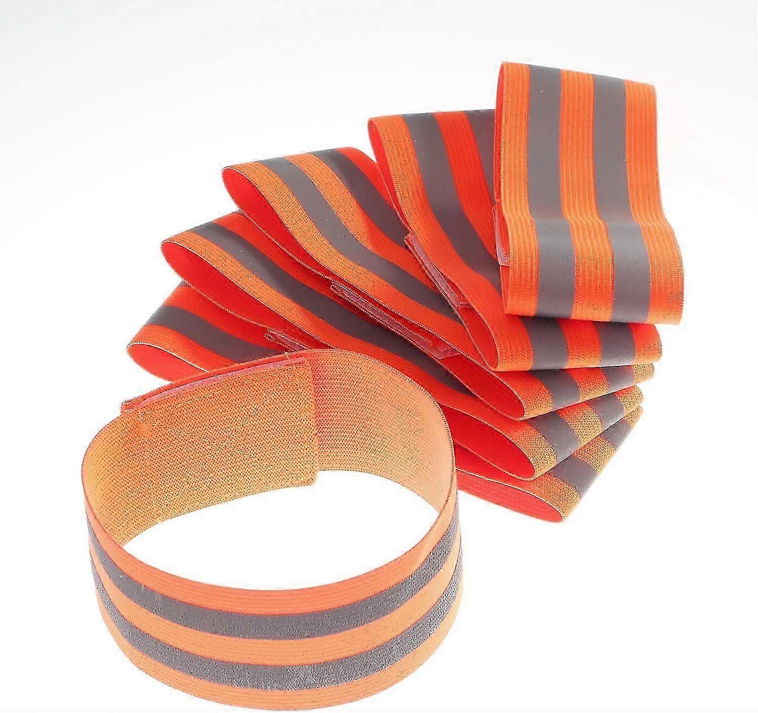 Brassards réfléchissants élastiques - Bracelets de sécurité aux chevilles