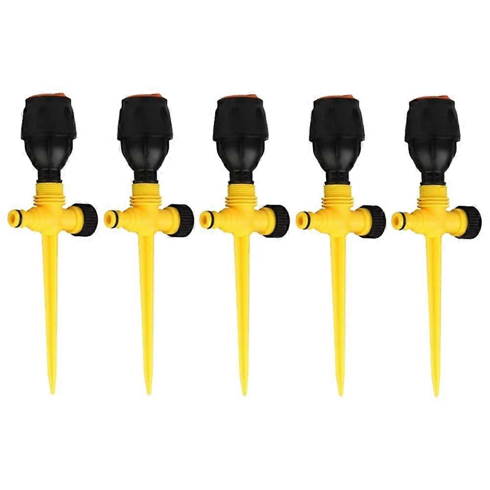 Automatic lawn sprinklers with 360degree rotation for the garden, large area coverage, indispensable for lawns and gardens (5 pieces). Ref: 8263