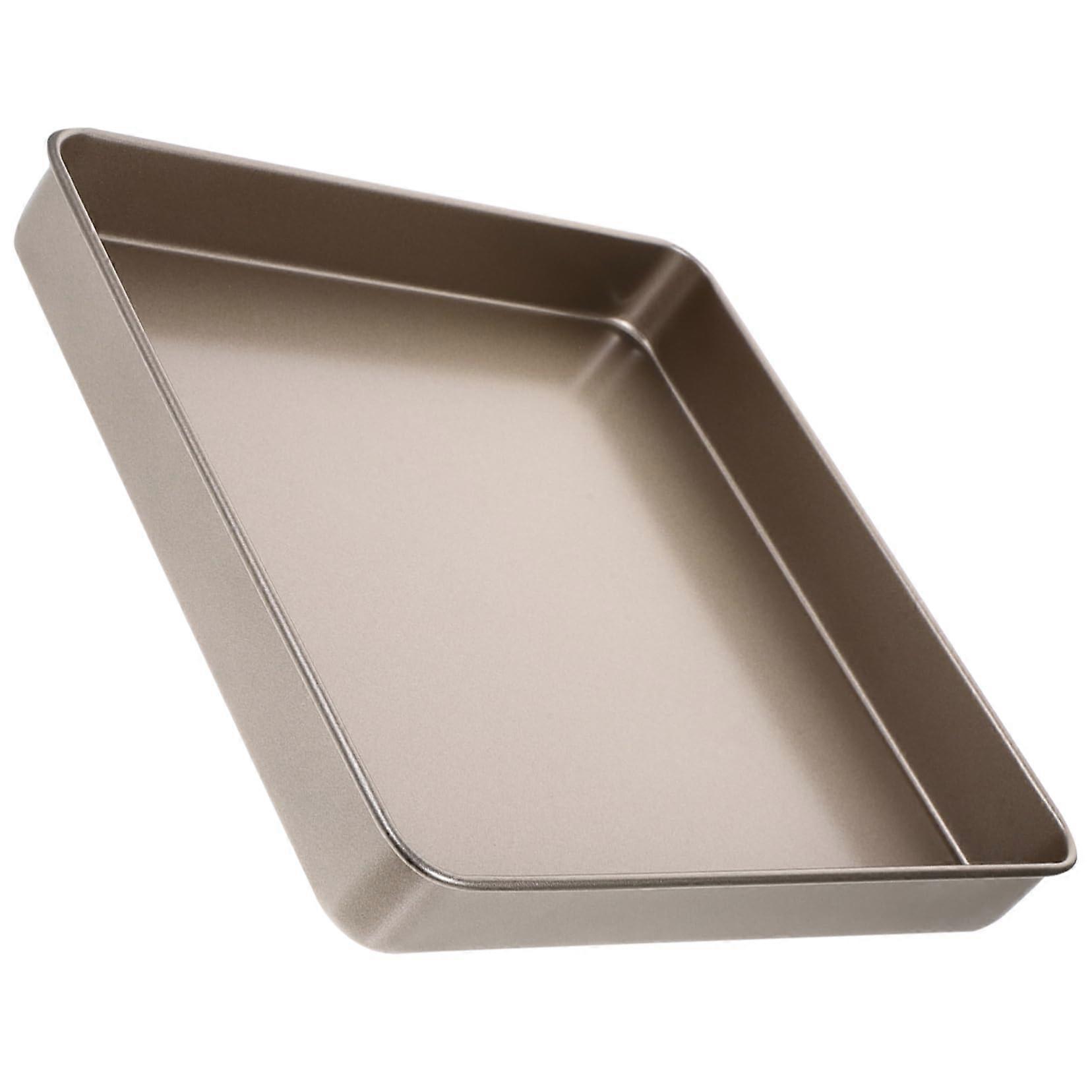 Small Square Oven Mould - Non-Stick Baking Pan for Cookies, Pastries, and Desserts, 8 inch Rectangular Bakeware
