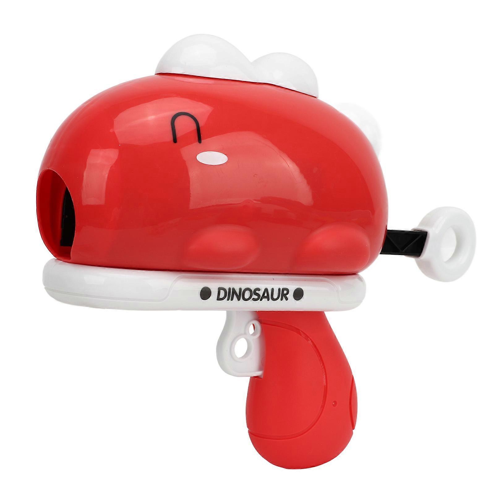Dinosaur Shooting Ball Toy with Dart Board Cartoon Funny Ball Throwing Toy with 6 Plush Balls for Kids Family Red
