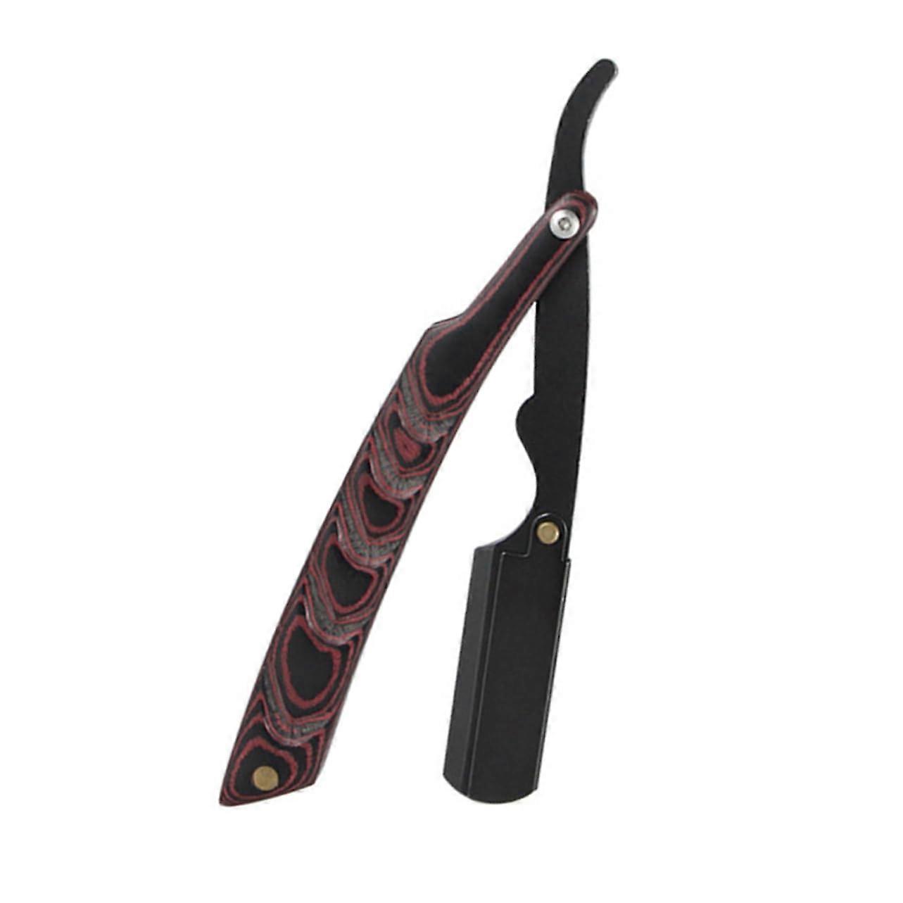 Manual Razor Beard Trimmer for Men, Foldable Hair Razor with Colorful Mecarta Handle, Body and Head Shaver