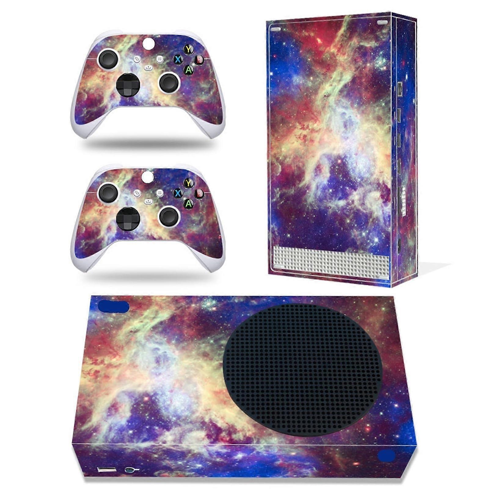 Vinyl Sticker Skin for Xbox Series S Console with Two Free Wireless Controller Decals 98770 Cover Design