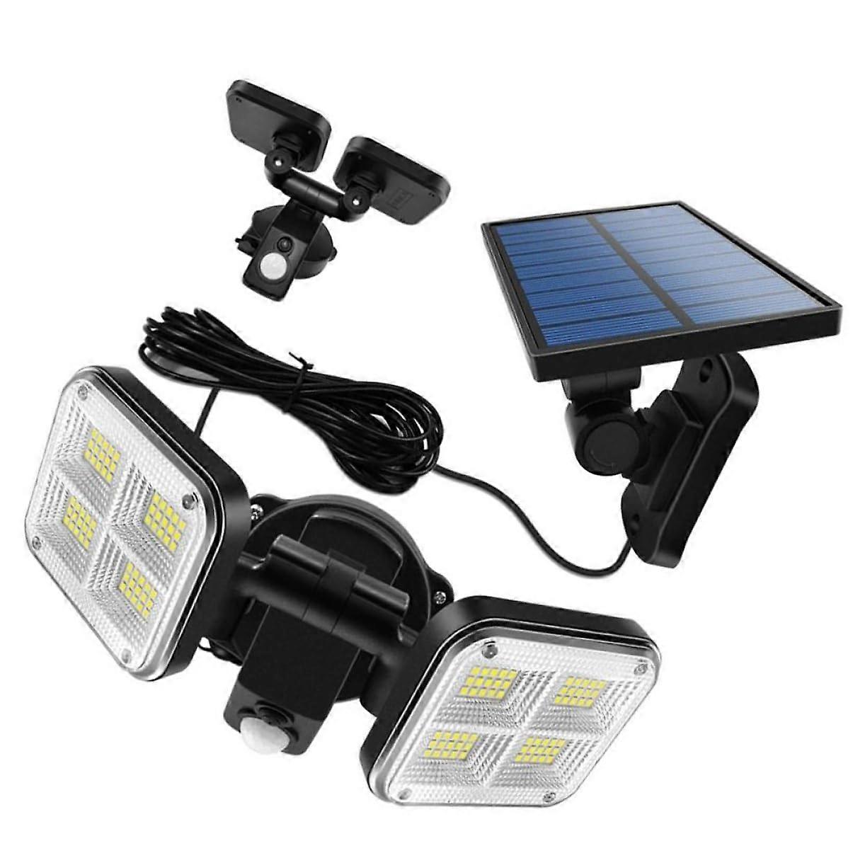 LED floodlight swan neck light work light rechargeable pole black ABS