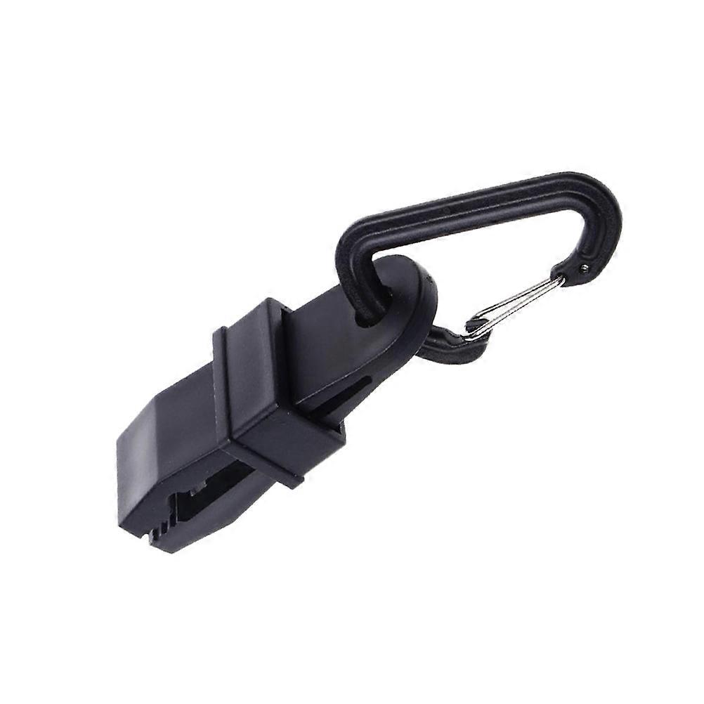Convenient Awning Tarp Clamps Plastic Fastener Clips Peg Cordlock For Tent Awning Black 8Pcs Awning Fastening Car Field