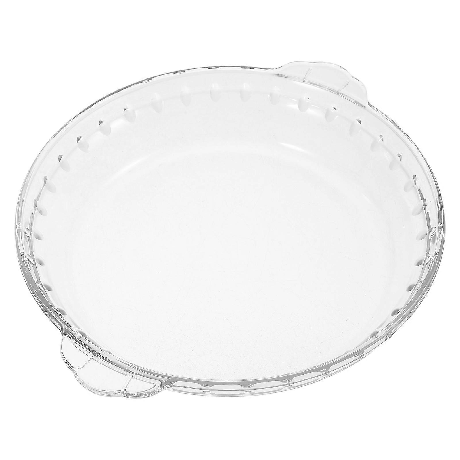 Couvercle en verre transparent pour micro-ondes, utilisable au four