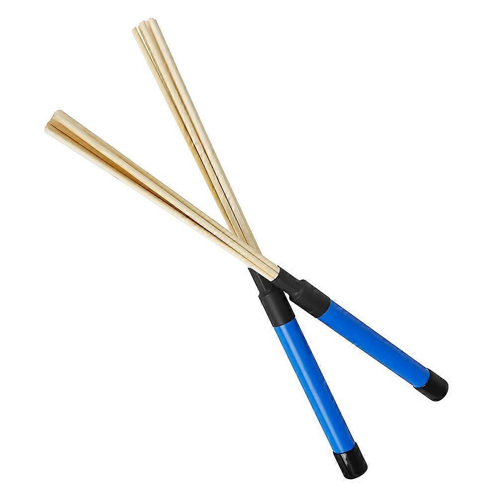 Durable Wooden Drumsticks with Non Slip Handle, Bass Drum Brush Pair for Percussion Instruments, Comfortable Grip for Beginners & Professionals,
