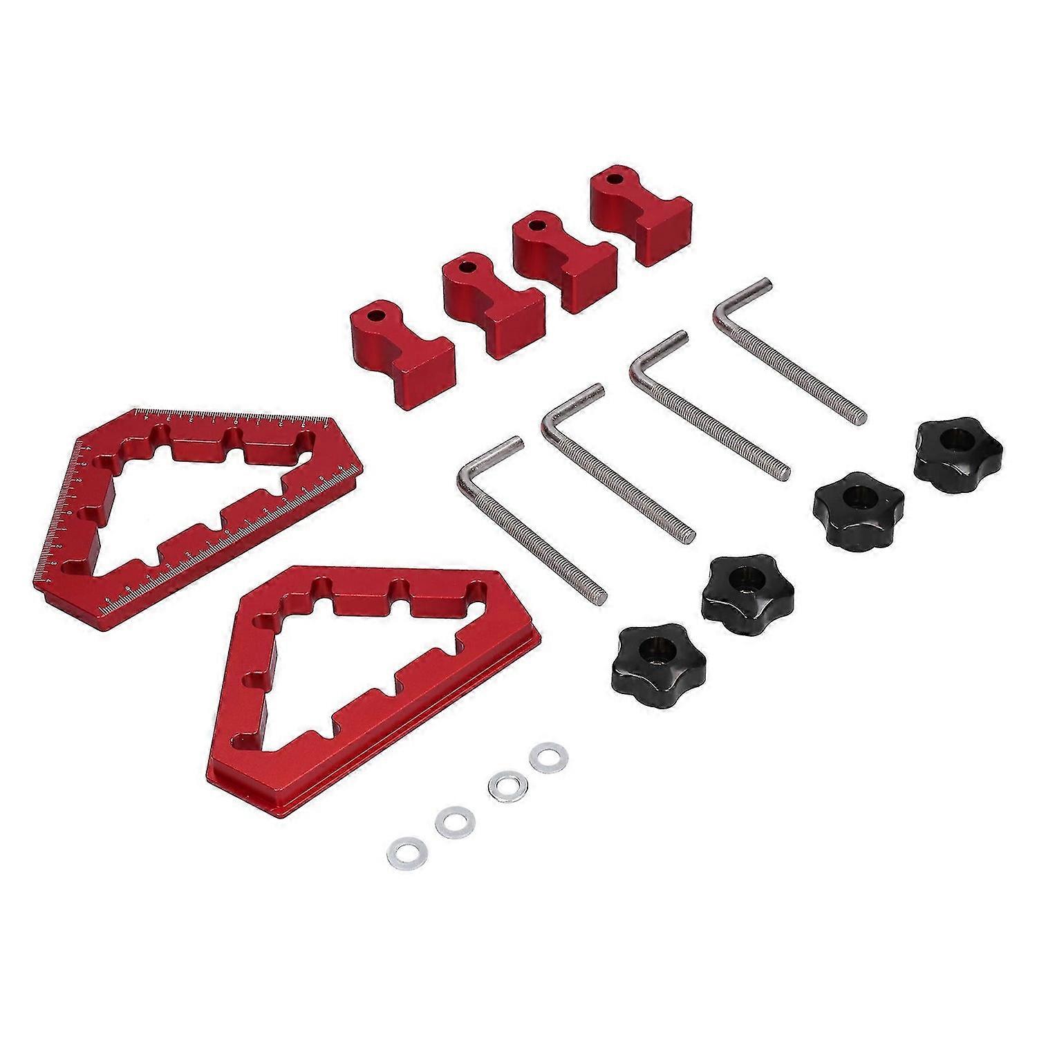 2 Sets Woodworking Right Angle Fixture 45 90 Aluminum Alloy Positioning Square Metric 012cm
