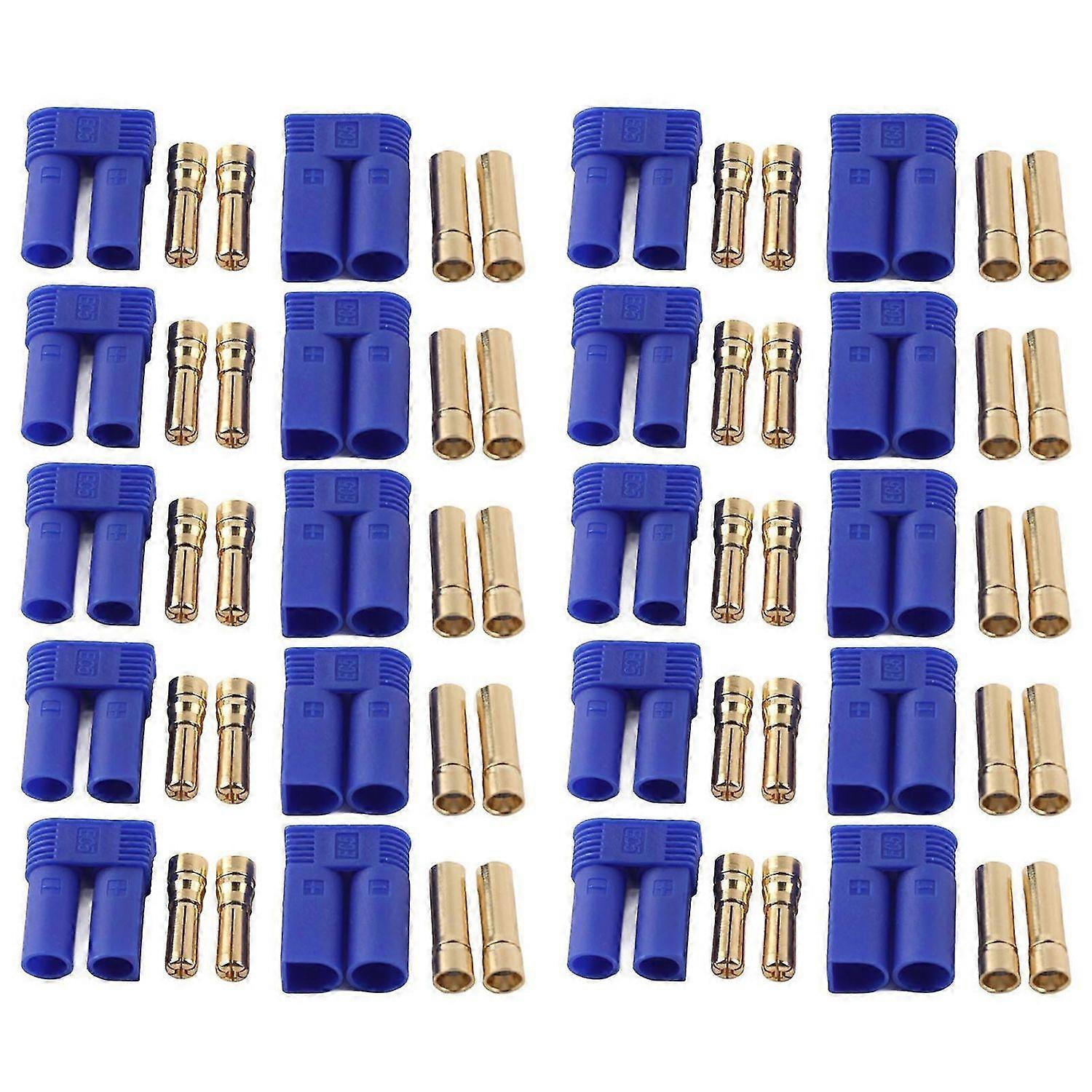 EC5 Connector High Accuracy CNC Process Technology Removable Pluggable RC Battery Connectors