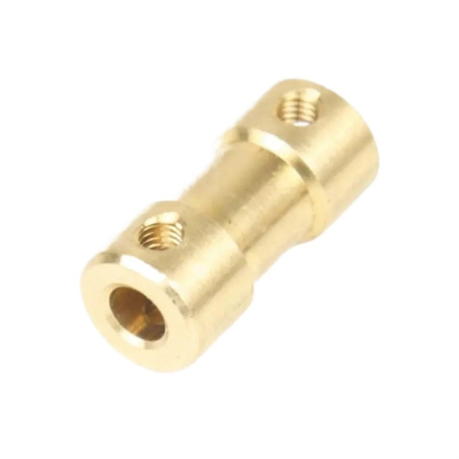 Brass Motor Shaft Coupling Set 5 Pieces 2mm 2.3mm 3mm 3.17mm 4mm 5mm 6mm Motor Connector Adapter for Model Motors
