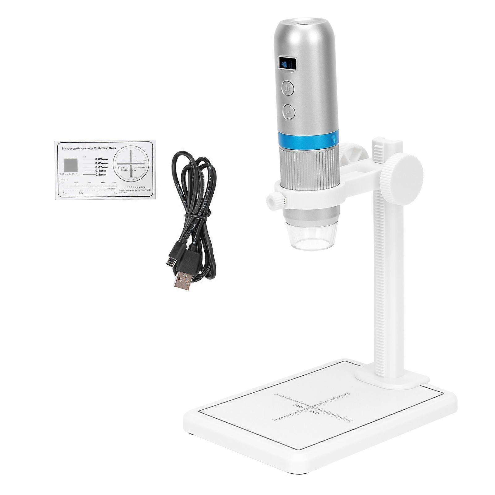 HD WIFI Digital Microscope 8 LED Mini Display Wireless Magnification for Mobile Phone Tablet
