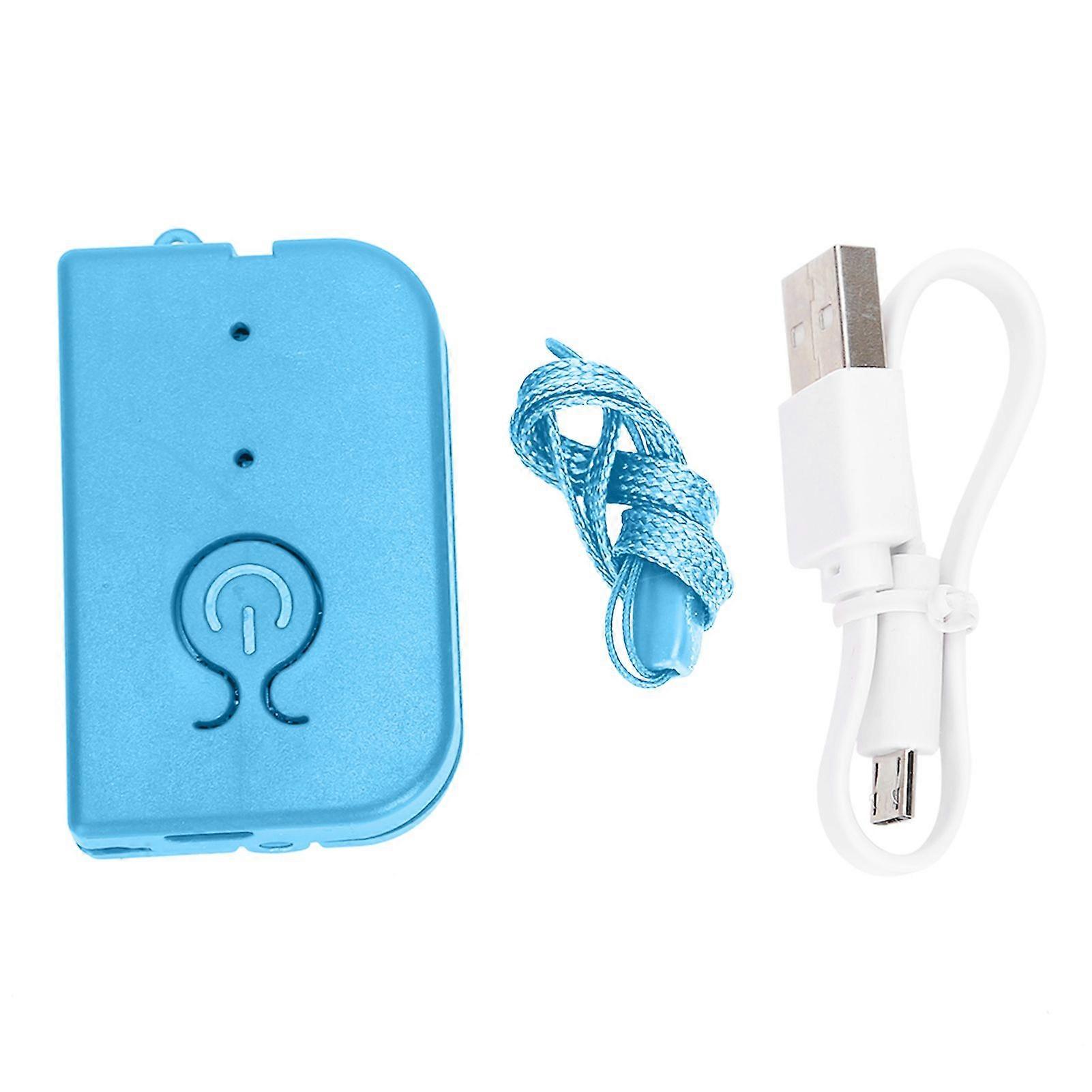 Infusion Fluid Reminder Sensor Automatic Sound Alarm Rechargeable Security Care DeviceBlueYMMR)