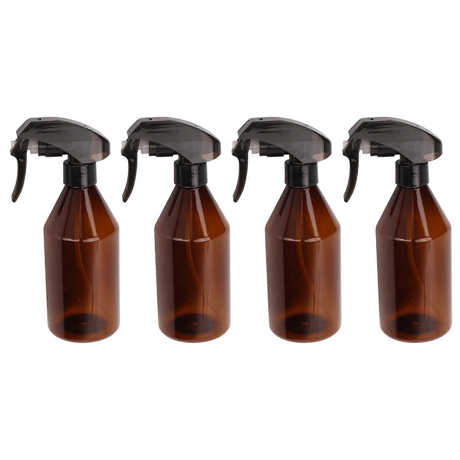 4pcs 300ml Empty Spray Bottle Cleaning Solutions Heavy Duty Portable Reusable Trigger Spray Bottles