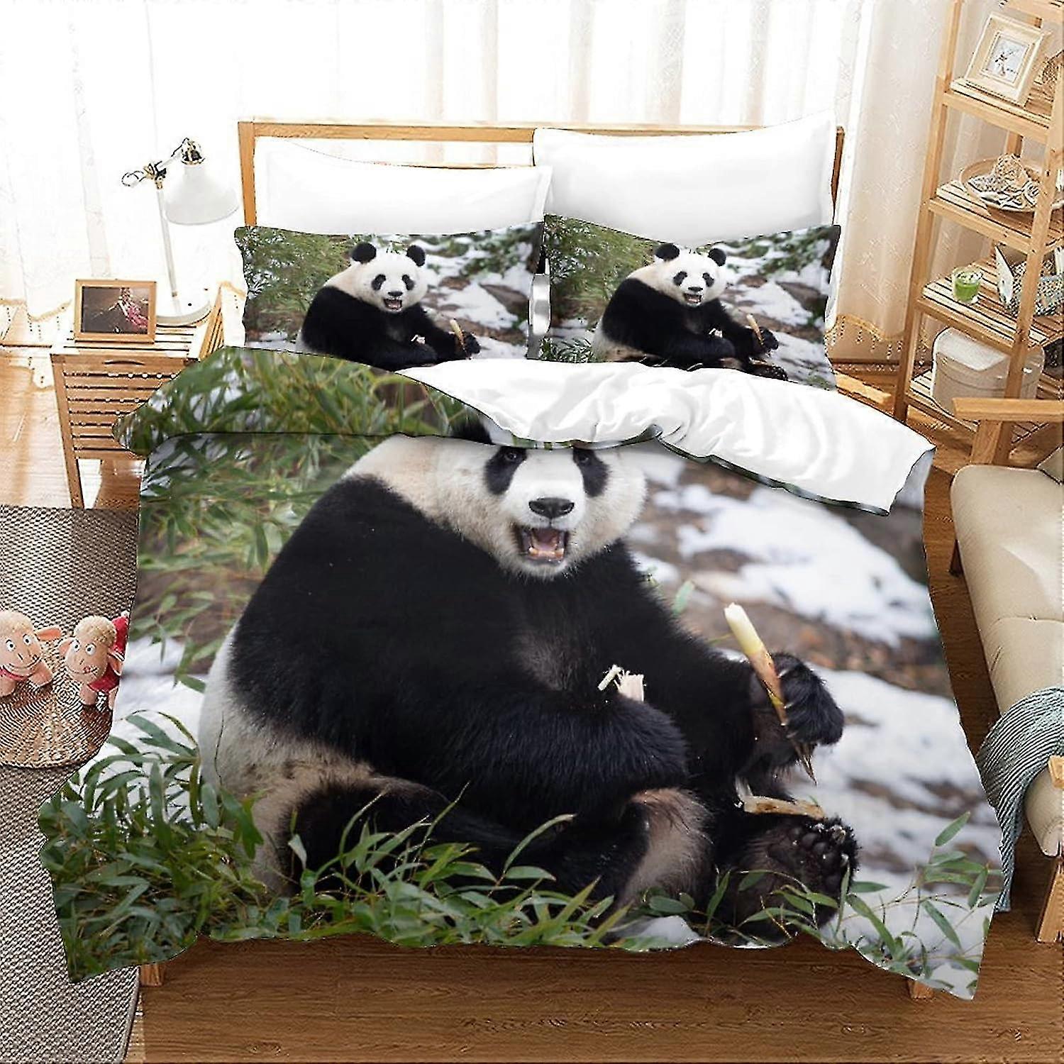 3 Piece Soft Duvet Cover with Pillowcase and Zipper Closure Allergy Prevention Bedding Set Suitable for All Types of People