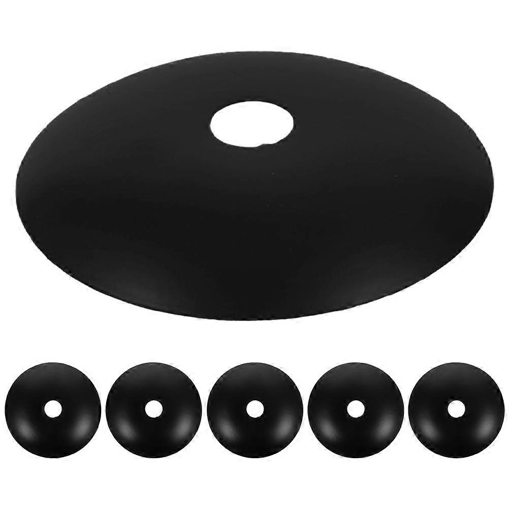 6pcs Metal Ceiling Light Cover Plate Round Canopy for Pendant Lights Wall Lamps Fixtures Durable Versatile Easy Installation
